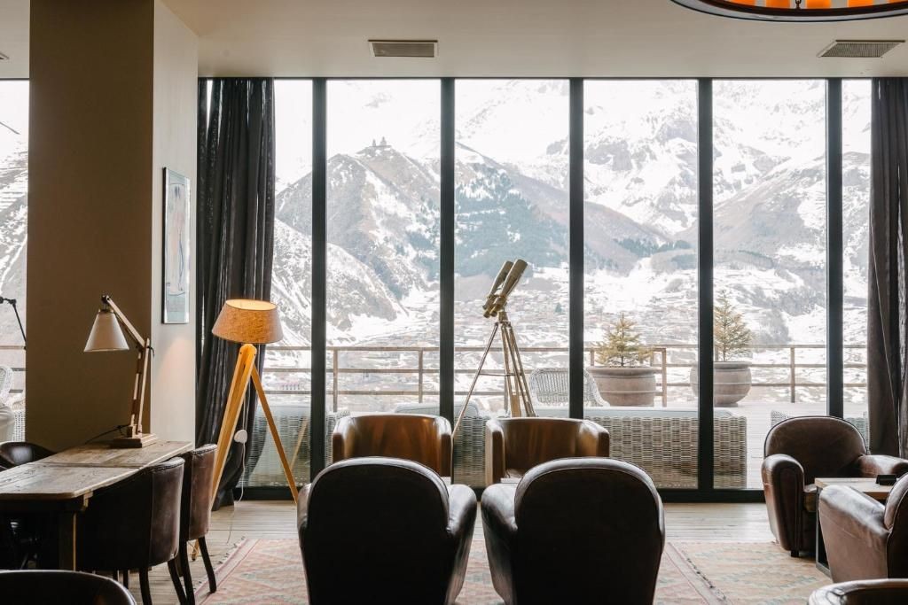 mountains, framed by urban finesse and attention to detail